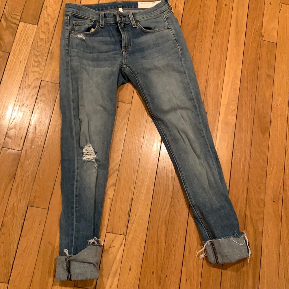 Rag and bone jeans with Cuffed bottom